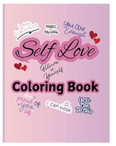 self love quotes coloring book: