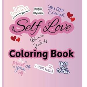 self love quotes coloring book: