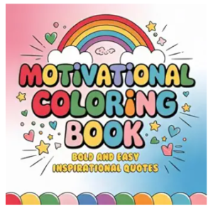 motivational qoutes coloring book #4: