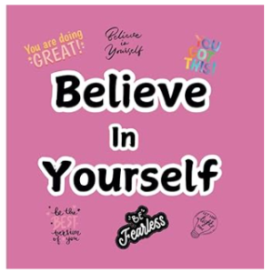 believe in yourself coloring book: