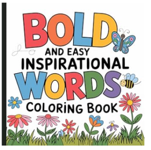 inspiring qoutes coloring book: