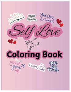 self love quotes coloring book: