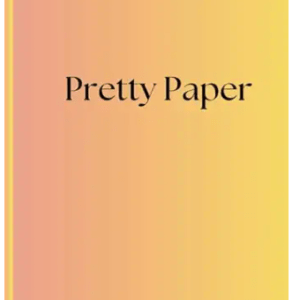Pretty Paper Tablet: