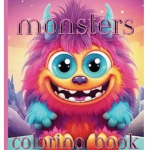 "Monstrously Fun Coloring Book" #1